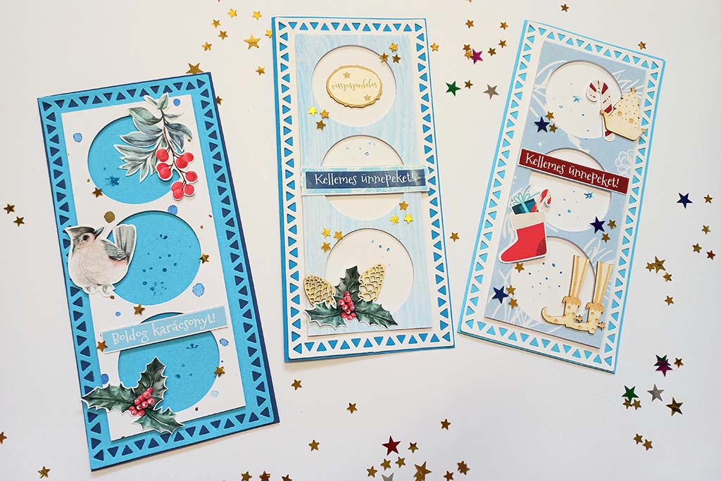 Kar&aacute;csonyi k&eacute;peslapok